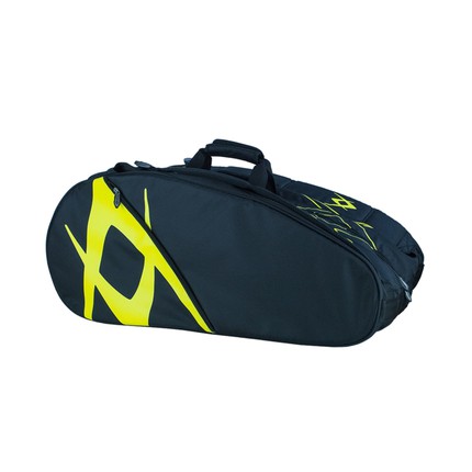 Tenis - Tenisová taška Vőlkl Team Mega Bag, black/neon yellow