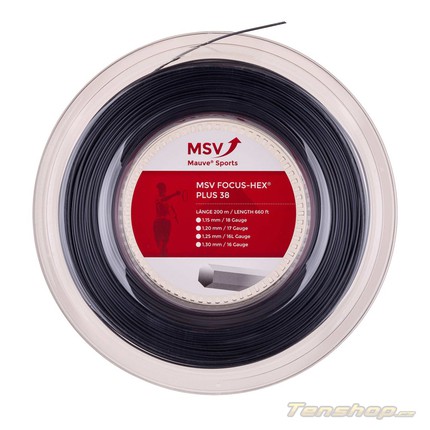 Tenisový výplet MSV Focus Hex Plus 38, black