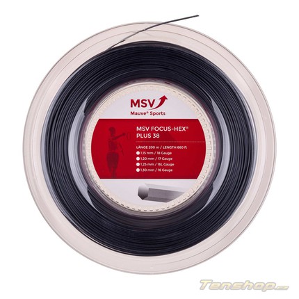 Tenis - Tenisový výplet MSV Focus Hex Plus 38, black