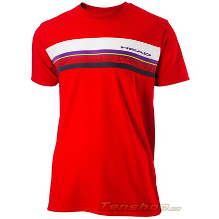 Tenis - Dětské tenisové tričko Head T-Shirt Sight jr. RDPU 2013