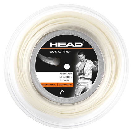 Tenisový výplet Head Sonic Pro 200m, white