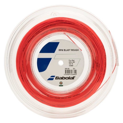 Tenis - Tenisový výplet Babolat RPM Rough 200m, fluo red