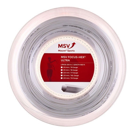 Tenisový výplet MSV Focus Hex Ultra 200m, white