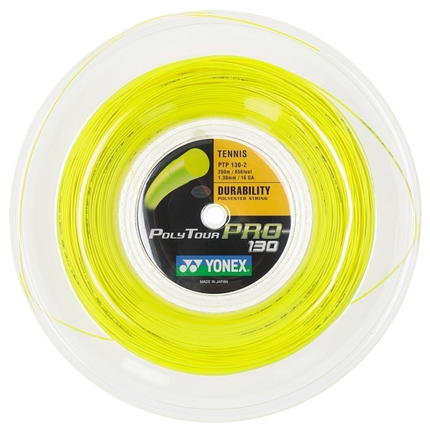 Tenis - Tenisový výplet Yonex Poly Tour Pro 200m, 1.30 yellow