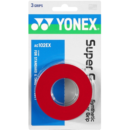 Tenis - Omotávky Yonex Super Grap 3 ks, red