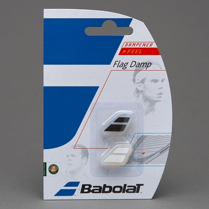 Tenisové vibrastopy Babolat Flag Damp X2, black/white