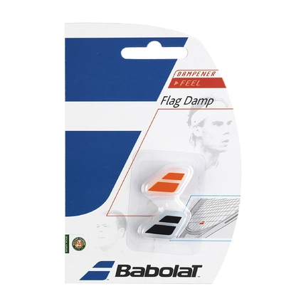 Tenis - Tenisové vibrastopy Babolat Flag Damp X2, black/orange