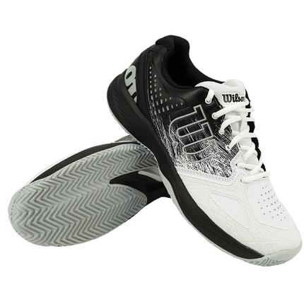 Tenis - Pánská tenisová obuv Wilson Kaos Comp 2.0 Clay, white/black