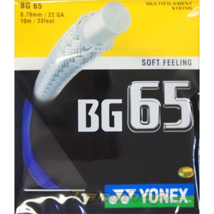 Badminton - Badmintonový výplet Yonex BG 65, 10m, blue