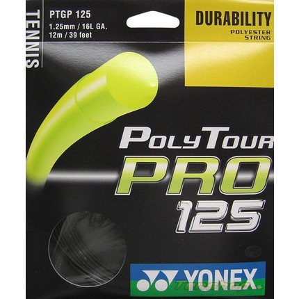Tenisový výplet Yonex Poly Tour Pro 125 12m, graphite