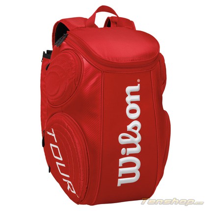 Tenis - Tenisový batoh Wilson Tour Molded Backpack, red