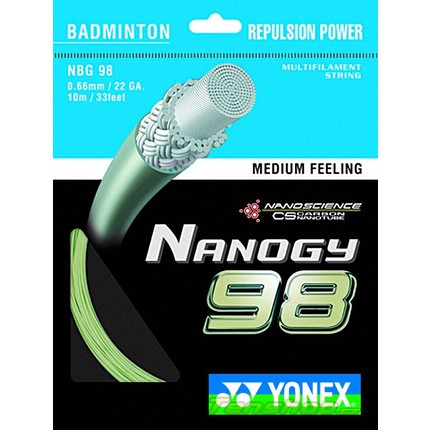 Badminton - Badmintonový výplet Yonex Nanogy 98, 10m, gold