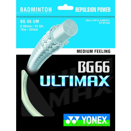 Badmintonový výplet Yonex BG 66 Ultimax, 10m, metallic