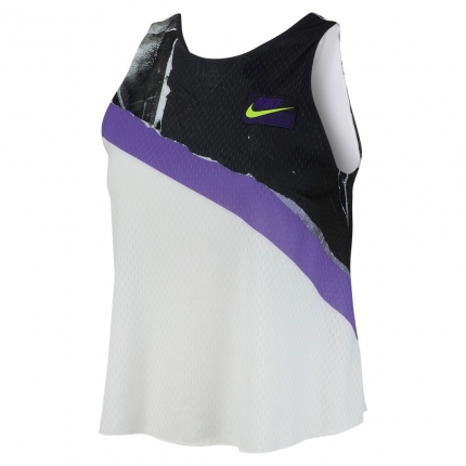 Tenis - Dámské tenisové tílko Nike Court 2in1 Tennis Tank, white