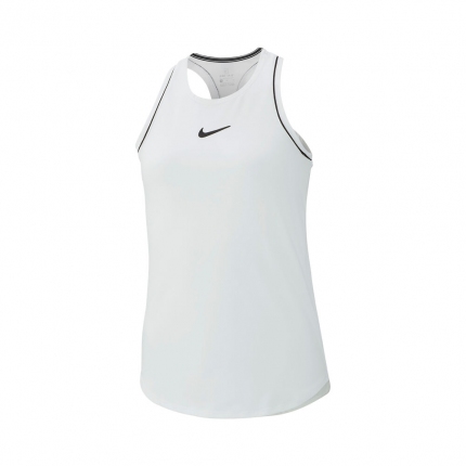 Tenis - Dětské tenisové tílko Nike Court Dry Tank, white