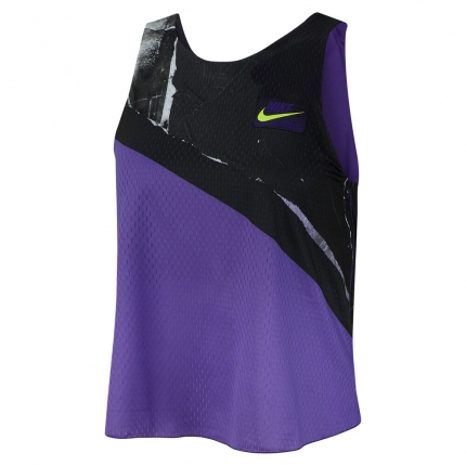 Tenis - Dámské tenisové tílko Nike Court 2in1 Tennis Tank, psychic purple