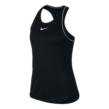 Tenis - Dámské tenisové tílko Nike Court Dry Tank, black