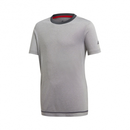 Tenis - Dětské tenisové tričko Adidas Barricade Tee, light grey heather