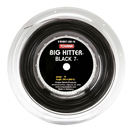 Tenis - Tenisový výplet Tourna Big Hitter Black 7, 1.25 mm, 220 m