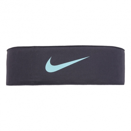 Tenis - Tenisový šátek Nike Tennis Promo Headband Unisex, gridiron/light aqua