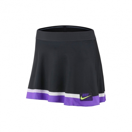 Tenis - Dámská tenisová sukně Nike Court Slam Tennis Skirt, off noir