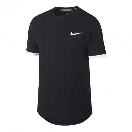 Tenis - Dětské tenisové tričko Nike Court Dry Shortsleeve, black