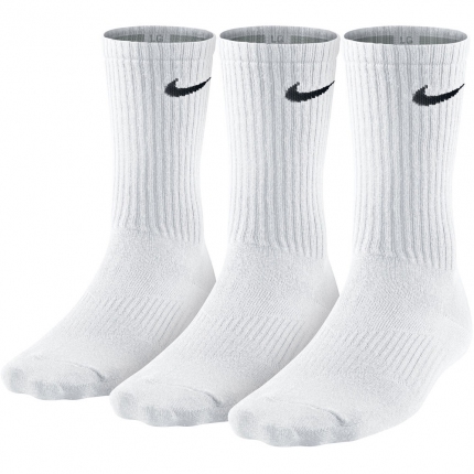 Tenis - Tenisové ponožky Nike Lightweight Crew Socks 3 Pairs, white