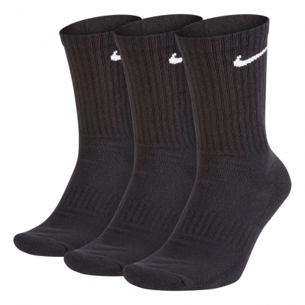 Tenisové ponožky Nike Everyday Cushion Crew Socks Unisex, black