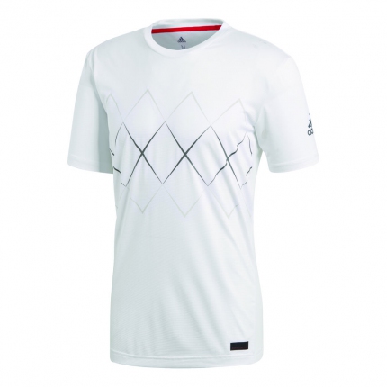 Tenis - Pánské tenisové tričko Adidas Barricade Tee, white