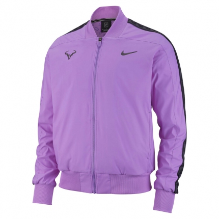 Tenis - Pánská tenisová bunda Nike Rafa Tennis Jacket, bright violet