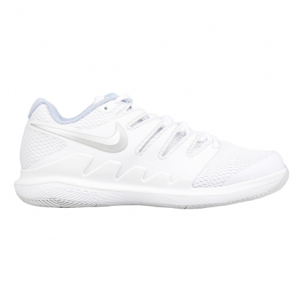 Tenis - Dámská tenisová obuv Nike Air Zoom Vapor X, white/metallic silver