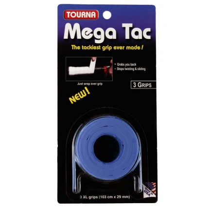 Tenis - Omotávky Tourna Mega Tac 3er, blue