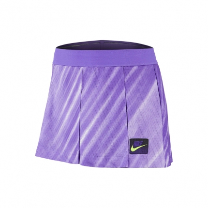 Tenis - Dámské tenisové kraťasy Nike Court Slam Tennis Shorts, psychic purple