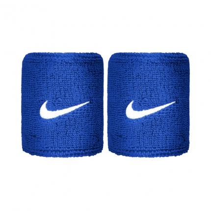 Tenis - Potítka Nike Swoosh Wristbands 2er, royal blue