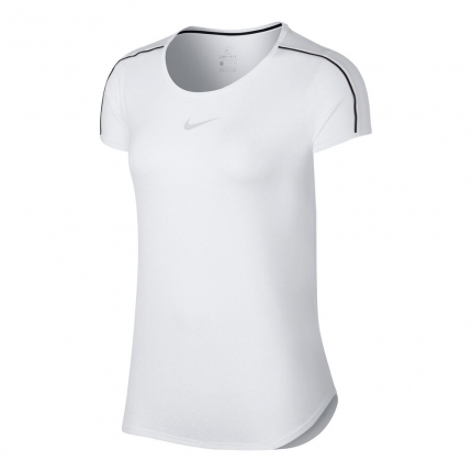 Tenis - Dámské tenisové tričko Nike Court Dry Top, white