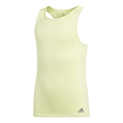 Tenis - Dětské tenisové tílko Adidas Dotty Tank, semi frozen yellow