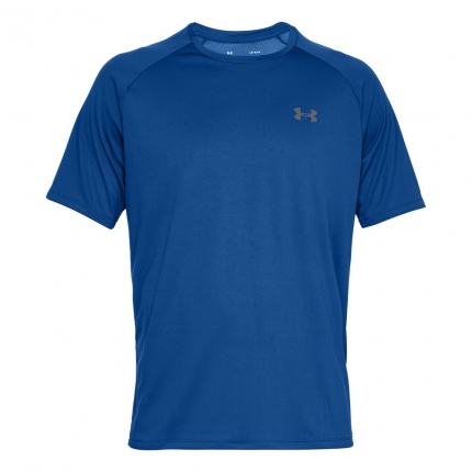 Tenis - Pánské tričko Under Armour Tech Shortsleeve Tee, royal