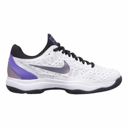 Dámská tenisová obuv Nike Zoom Cage 3, white/bright violet