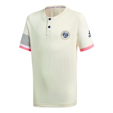 Tenis - Dětské tenisové tričko Adidas Roland Garros Tee