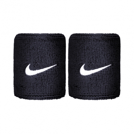 Potítka Nike Swoosh Wristbands 2er, obsidian