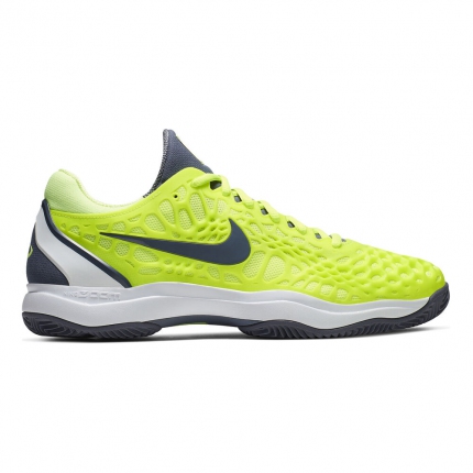 Tenis - Pánská tenisová obuv Nike Zoom Cage 3 Clay, volt glow