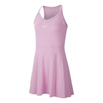 Tenis - Tenisové šaty Nike Court Dry Dress, pink rise