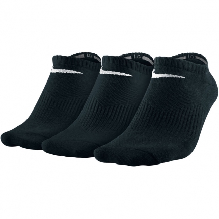 Tenis - Kotníkové ponožky Nike Cotton No-Show Socks 3 Pair, black