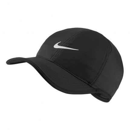 Tenis - Tenisová kšiltovka Nike Featherlight Cap, black