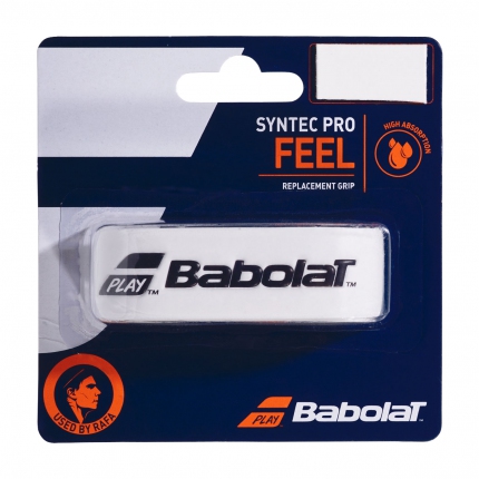 Tenis - Základní grip Babolat Syntec Pro, white