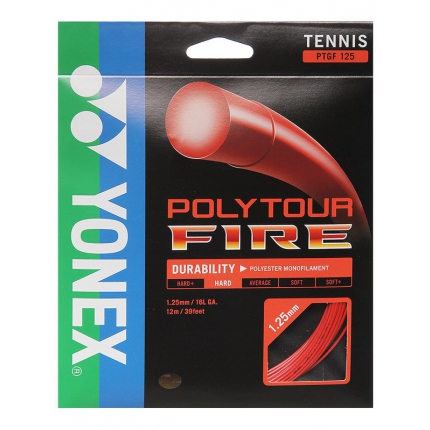 Tenisový výplet Yonex Poly Tour Fire 12m, 1.25