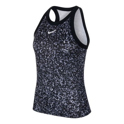 Tenis - Dámské tenisové tílko Nike Court Dri-Fit Tank-Top, black/white