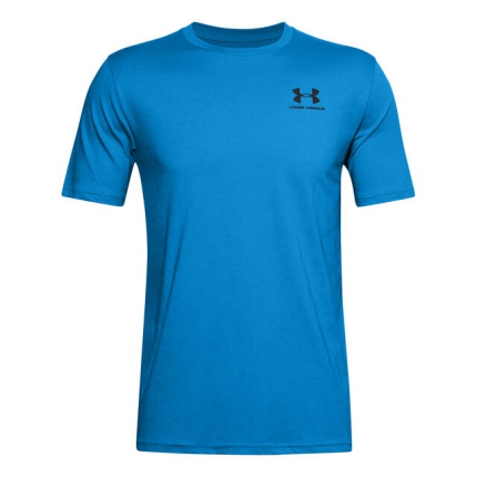 Tenis - Pánské tenisové tričko Under Armour Sportstyle LC, blue