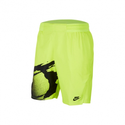 Pánské tenisové kraťasy Nike Court Slam Shorts, lime