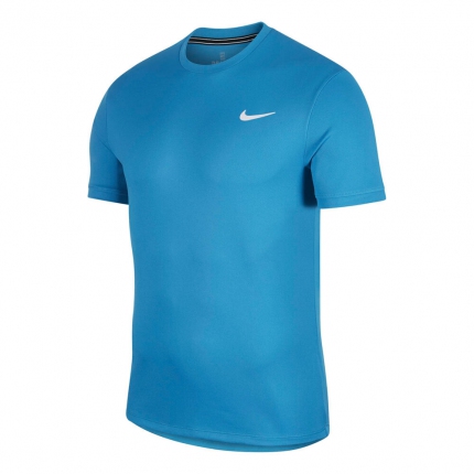 Tenis - Pánské tenisové tričko Nike Court Dri-Fit T-Shirt, turq